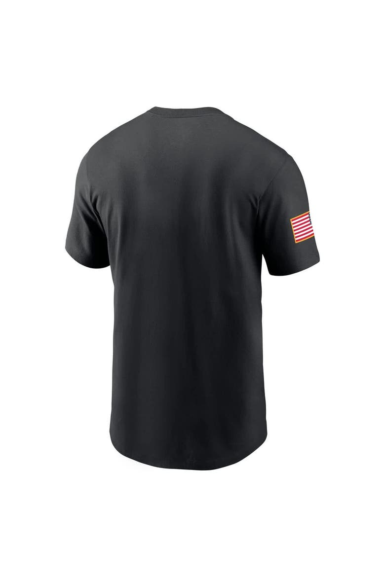 Men's Nike Black West Virginia Mountaineers 2025 Military Appreciation Performance T-Shirt, Alternate, color, Black