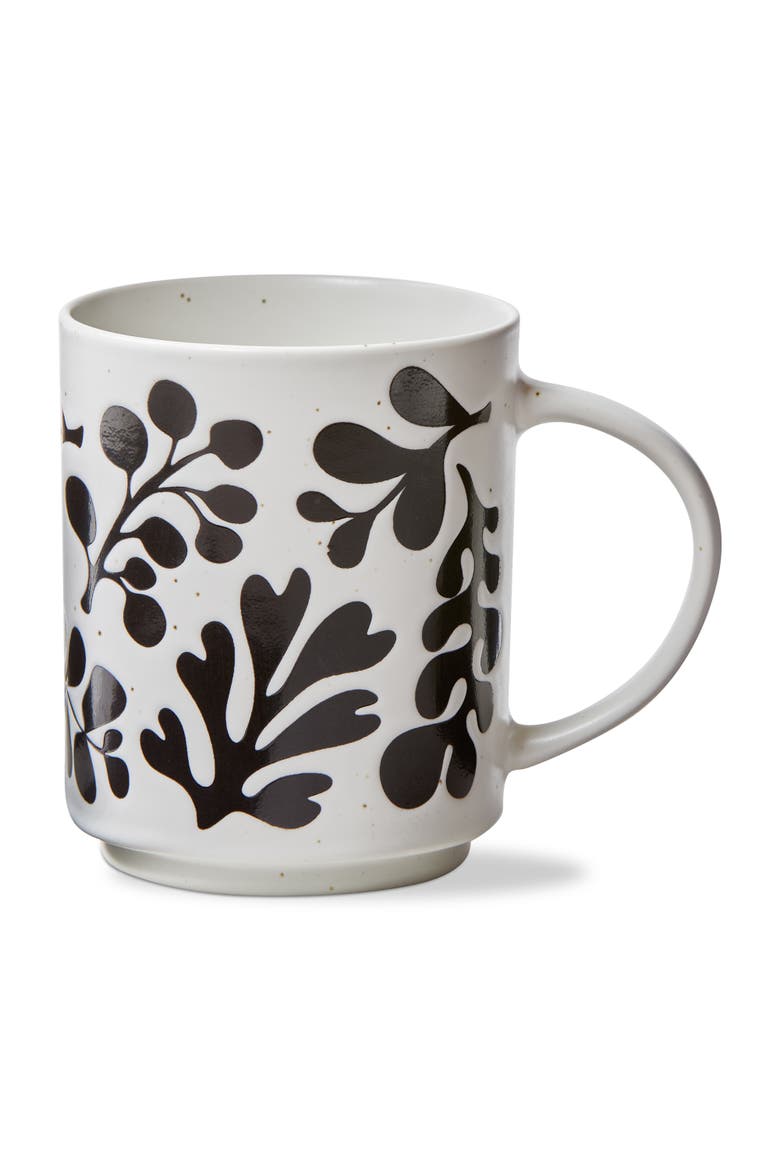 Arden Mug Black Multi Stoneware Everyday, Main, color, Black
