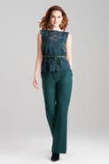 Natori Mantilla Lace Sleeveless Top