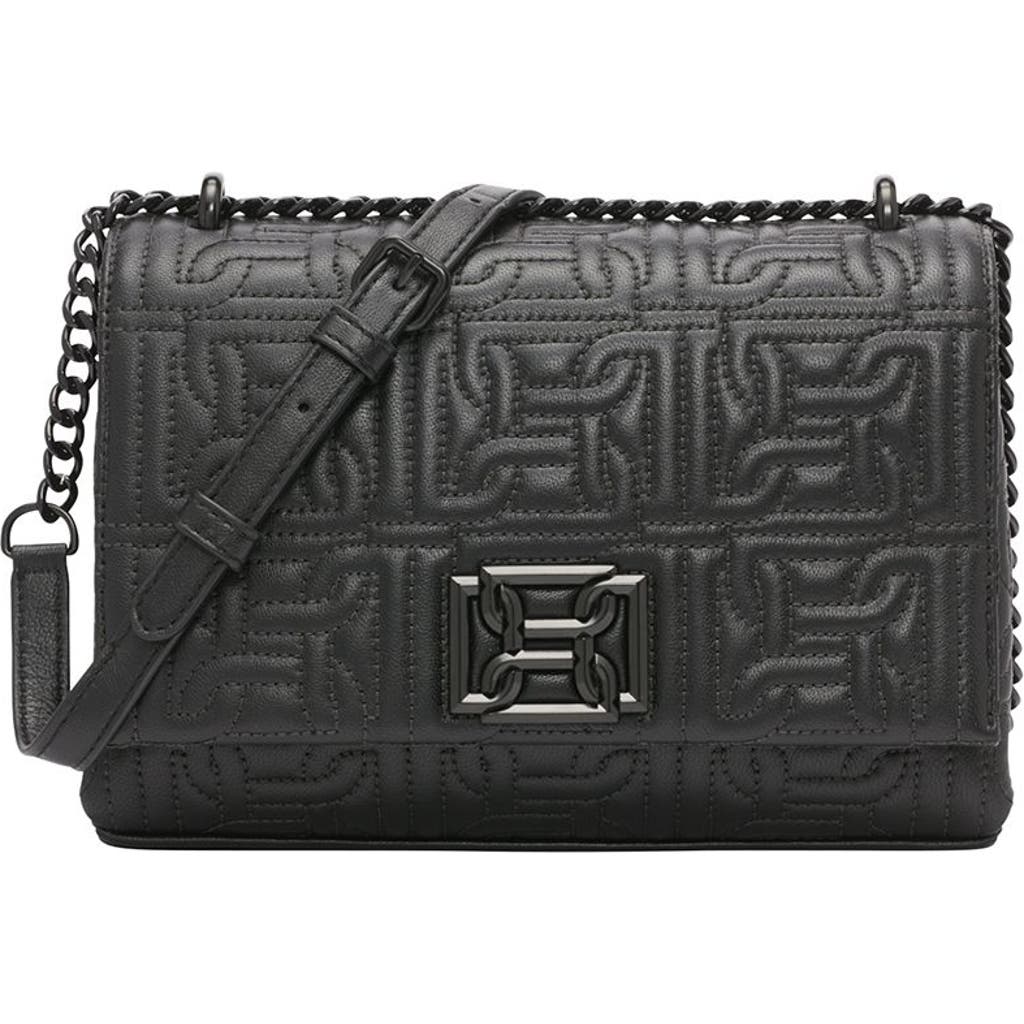 Dkny Delanie Flap Shoulder In Blk/black