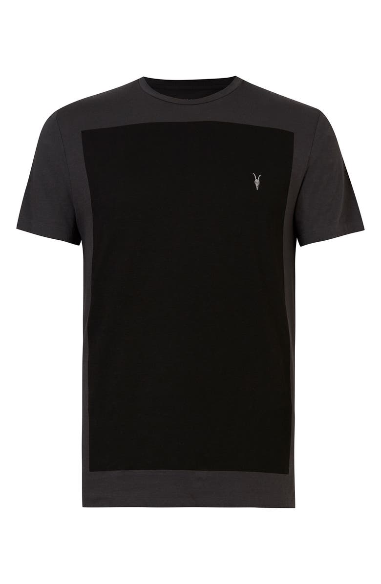 AllSaints Lobke Cotton Colorblock T-Shirt, Alternate, color,