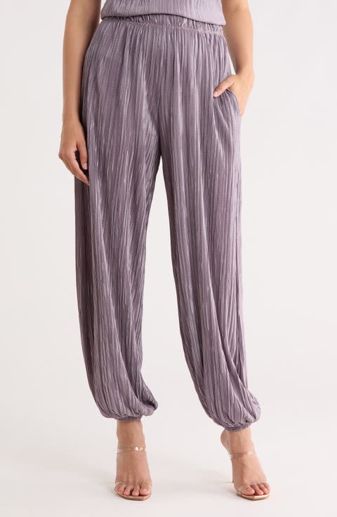 Plissé Joggers