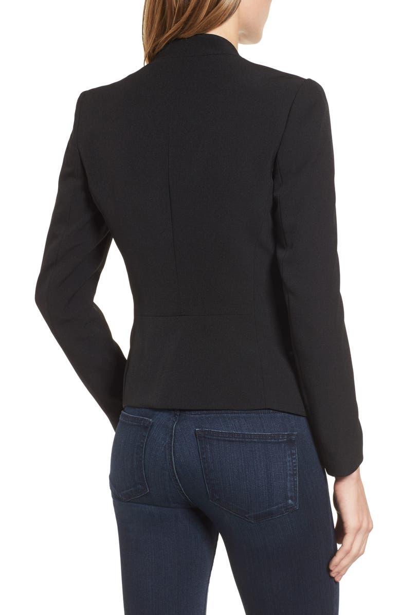 ZDNU ANNE KLEIN NEW YORK Anne Klein Open Front Jacket, Alternate, color, 