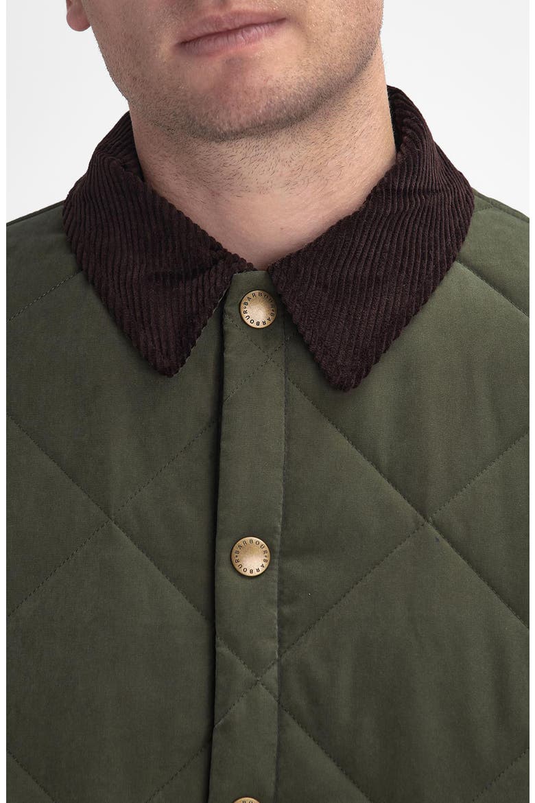 Country Liddesdale Quilted Jacket, Alternate, color, OLIVE
