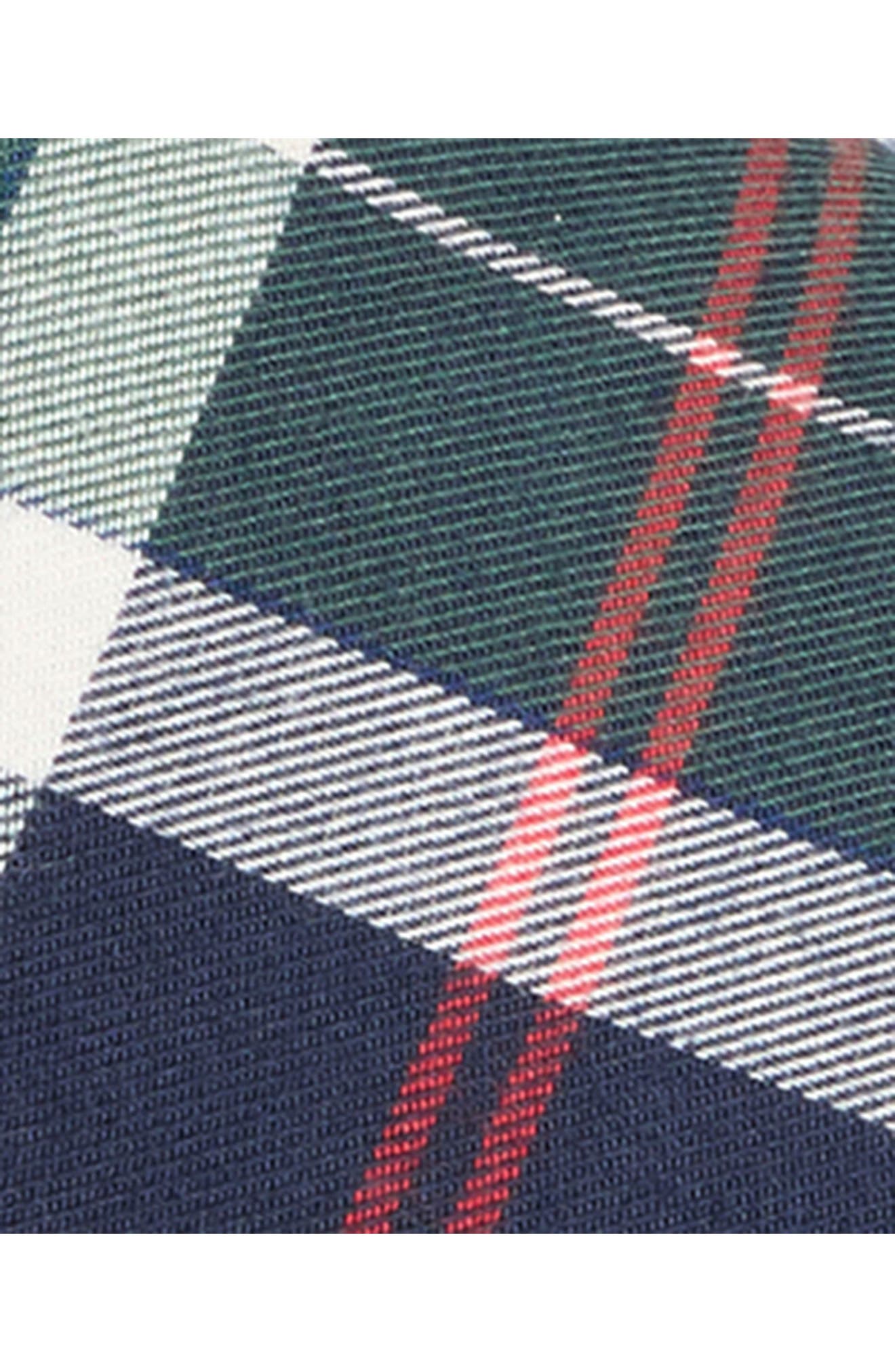 Everitt Tartan Mule Slipper, Alternate, color, EVERGREEN FESTIVE TARTAN