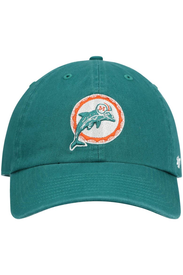 Men's '47 Teal Miami Dolphins Clean Up Legacy Adjustable Hat, Alternate, color, Teal