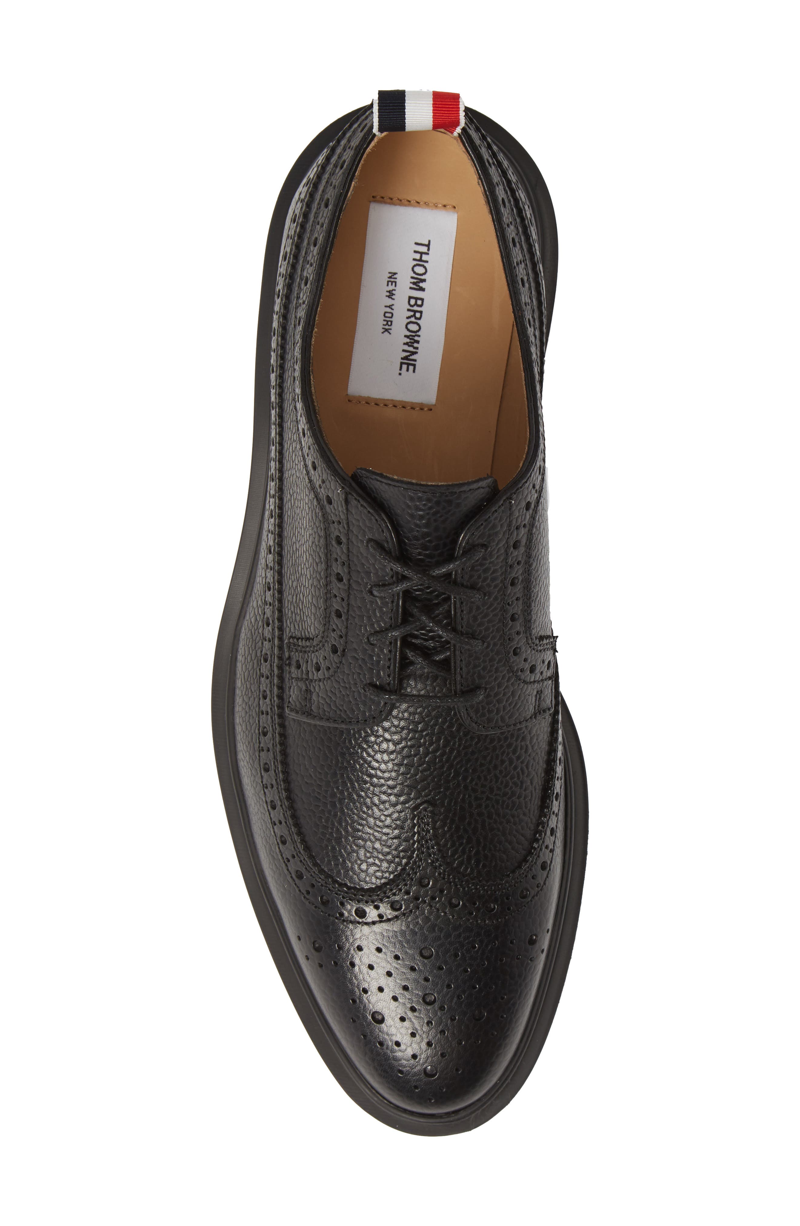 Thom Browne Pebbled Longwing Derby, Alternate, color, 