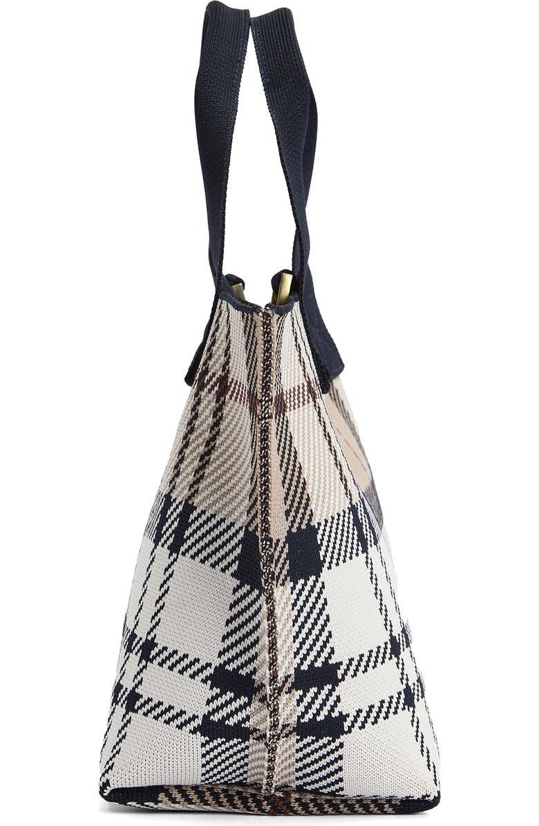 Barbour Layla Tartan Mini Tote Bag, Alternate, color, Rosewood Tartan