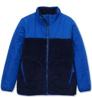 Lands' End Kids Water Resistant Mixed Media Insulated Jacket