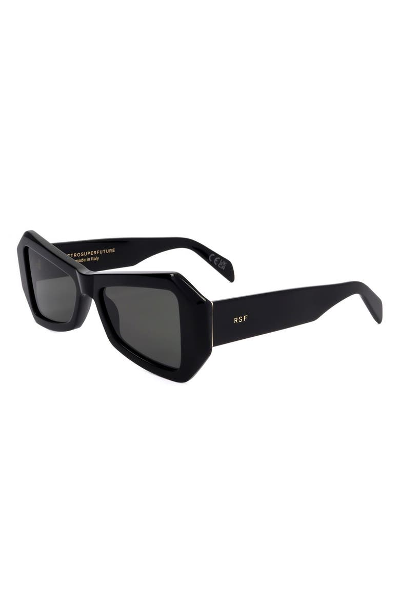 SUPER by RETROSUPERFUTURE<sup>®</sup> 53mm Square Sunglasses, Alternate, color, Black