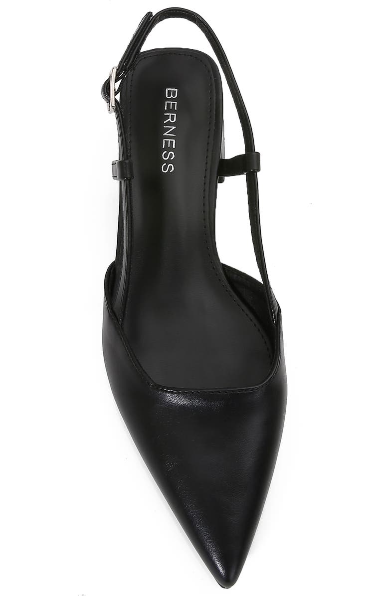 BERNESS Vieda Pointed Toe Slingback Pump, Alternate, color, Black