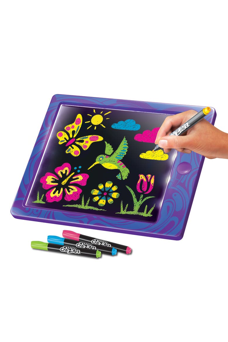 Super Lightup Design Board Art Kit, 10 Pieces, Alternate, color, Multicolored