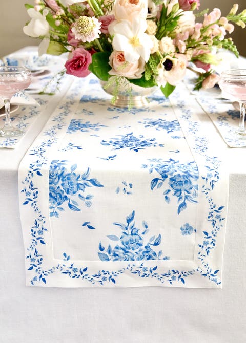 Linen Table Runner - Jolie Fleur