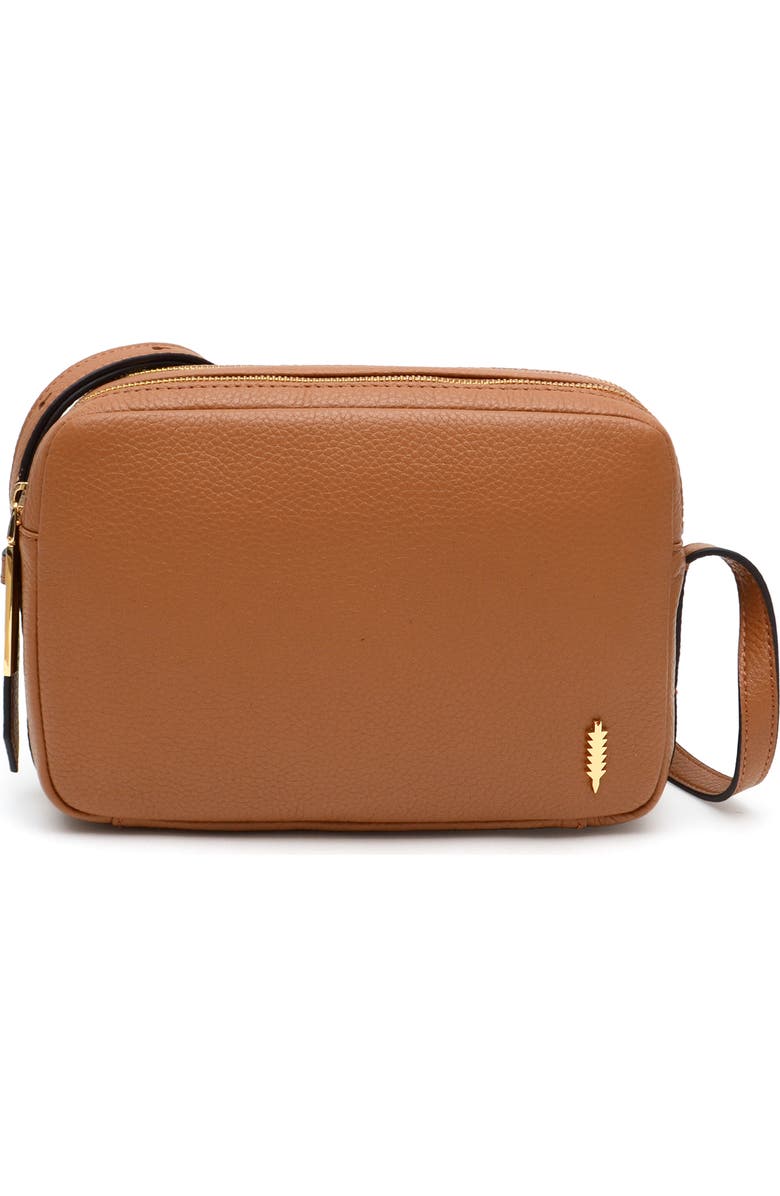 Thacker Shay Leather Camera Crossbody Bag, Main, color,