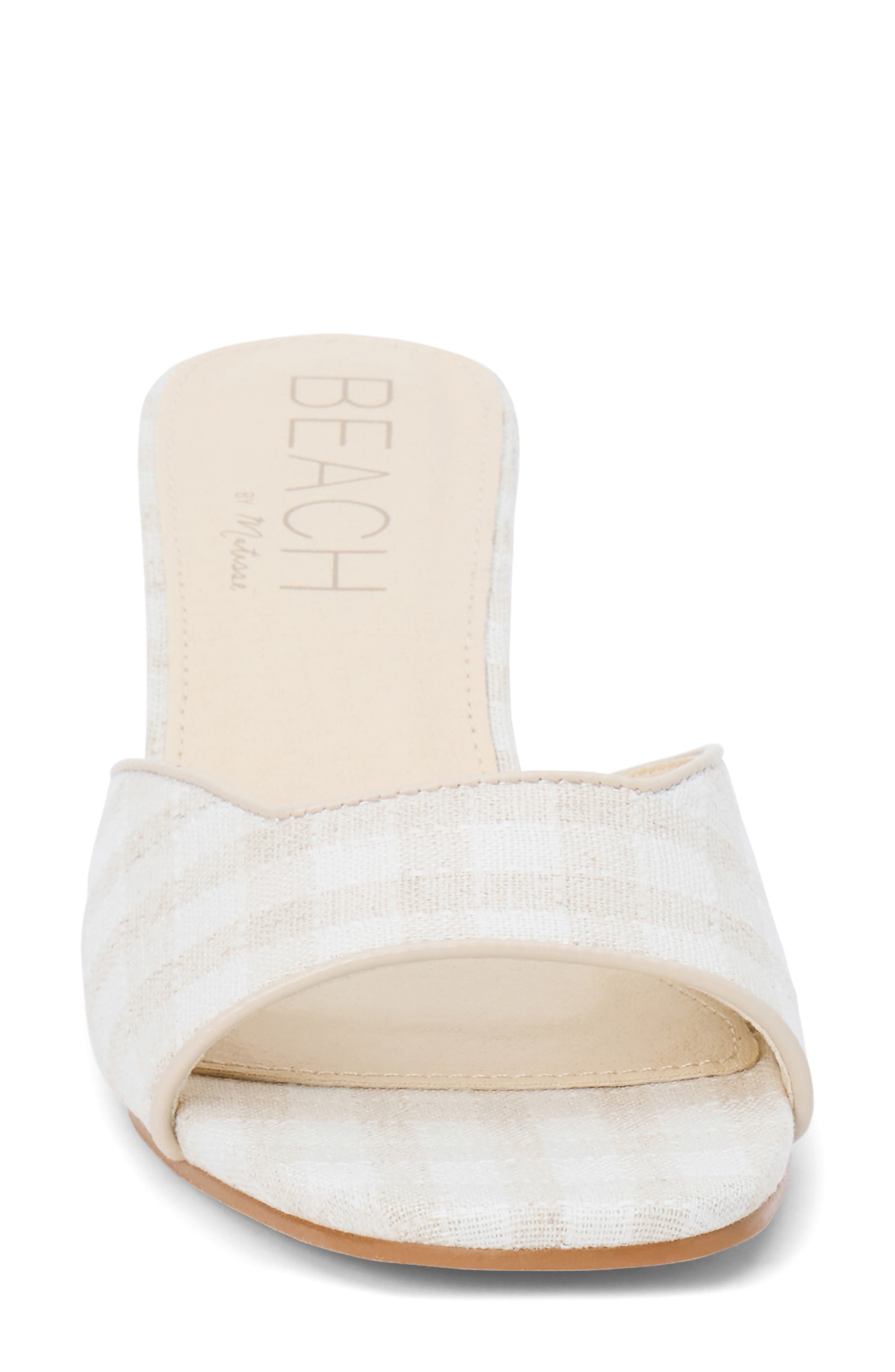Birdie Block Heel Sandal, Alternate, color, NATURAL CHECK