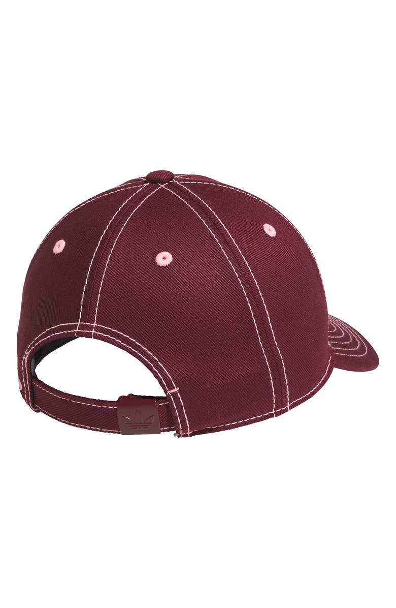 adidas Signature Baseball Cap, Alternate, color, Shadow Red/ Pink Spark