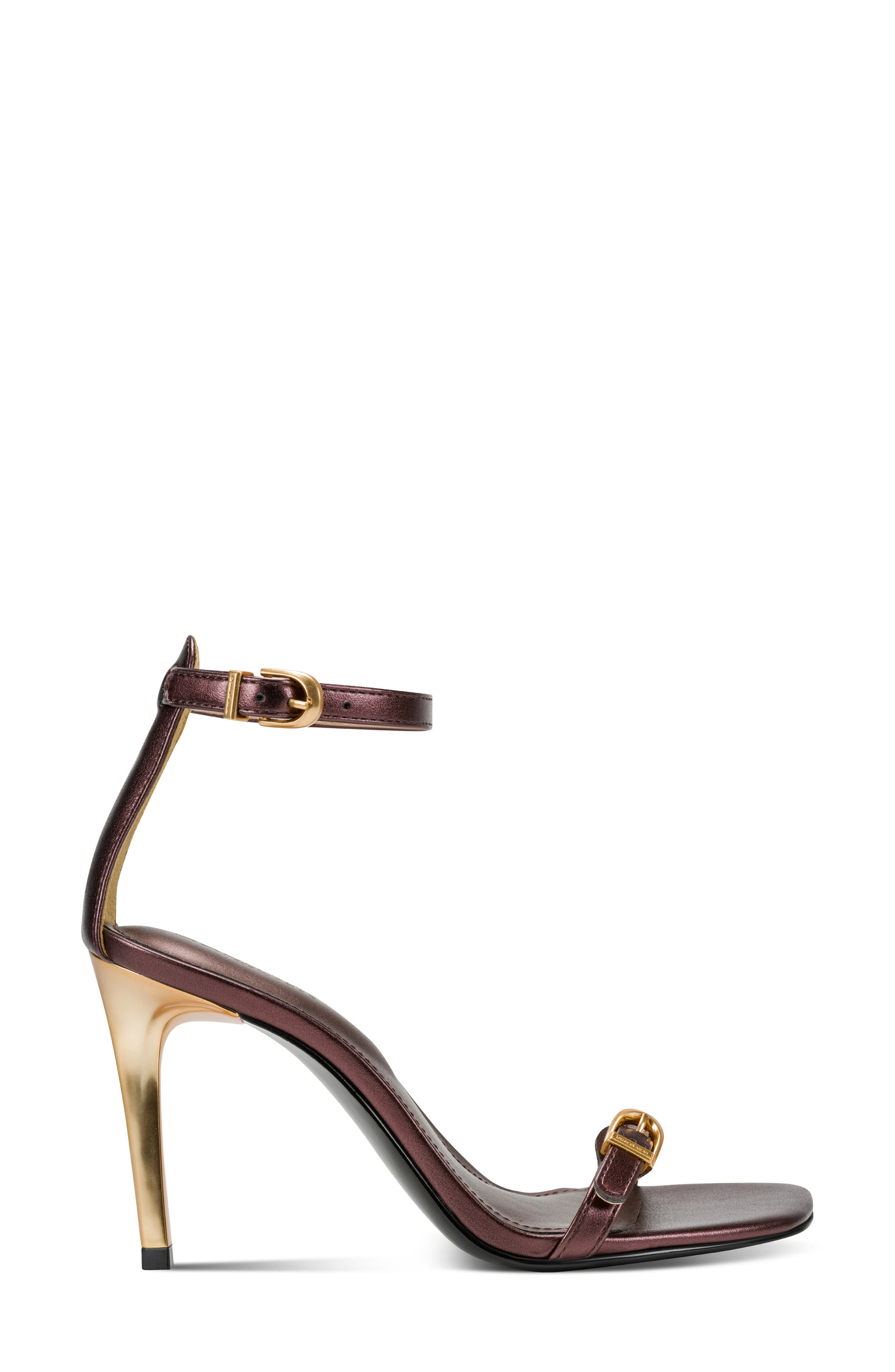 Pryce Metallic Ankle Strap Sandal, Alternate, color, DARK COPPER