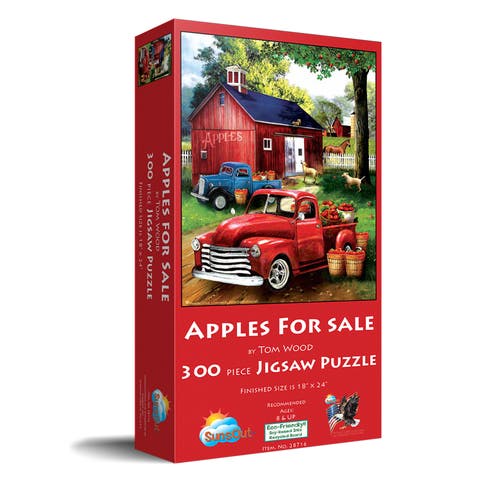 Apples for Sale 300 piece Jigsaw Puzzle for Adults