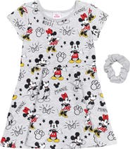 Disney Skater Dress & Scrunchie Set