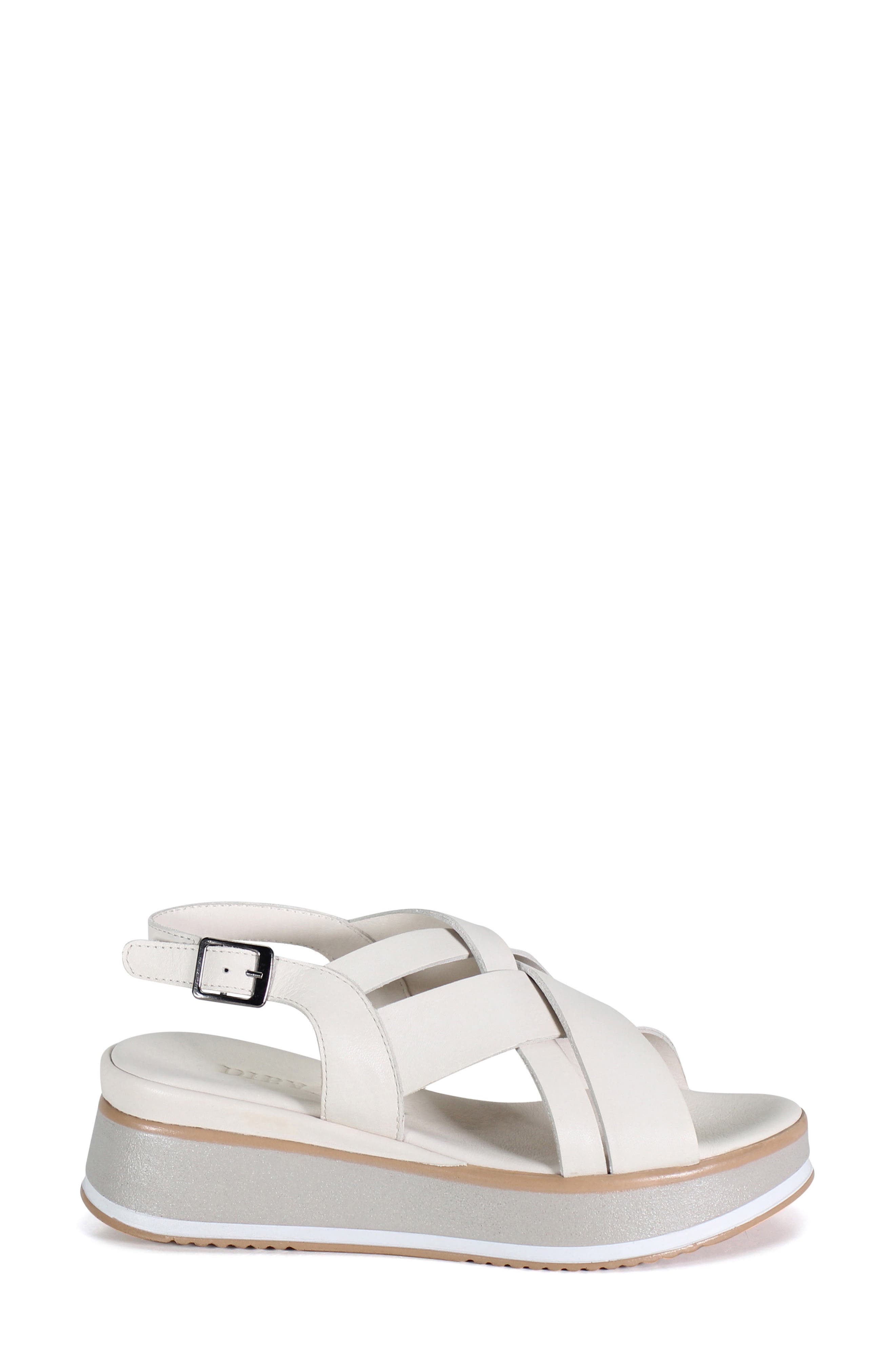 Pipp En Platform Sandal, Alternate, color, WHITE