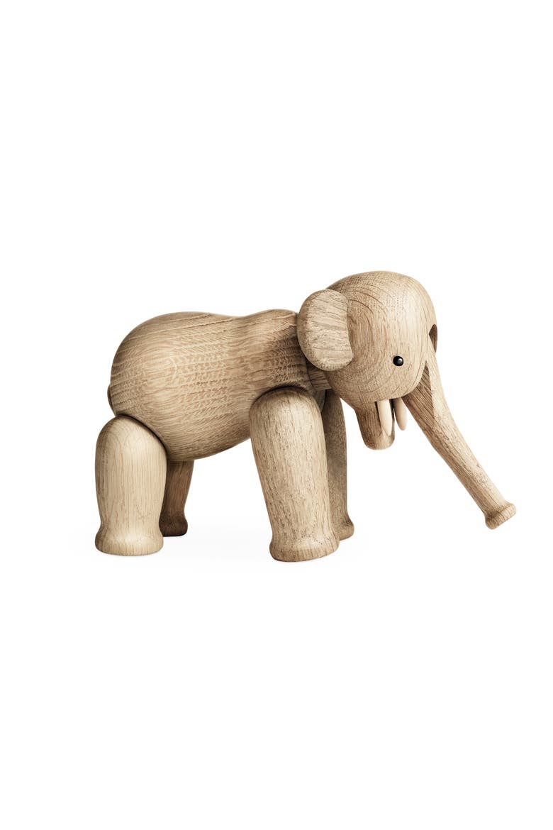 Kay Bojesen Elephant Small, Alternate, color, Oak