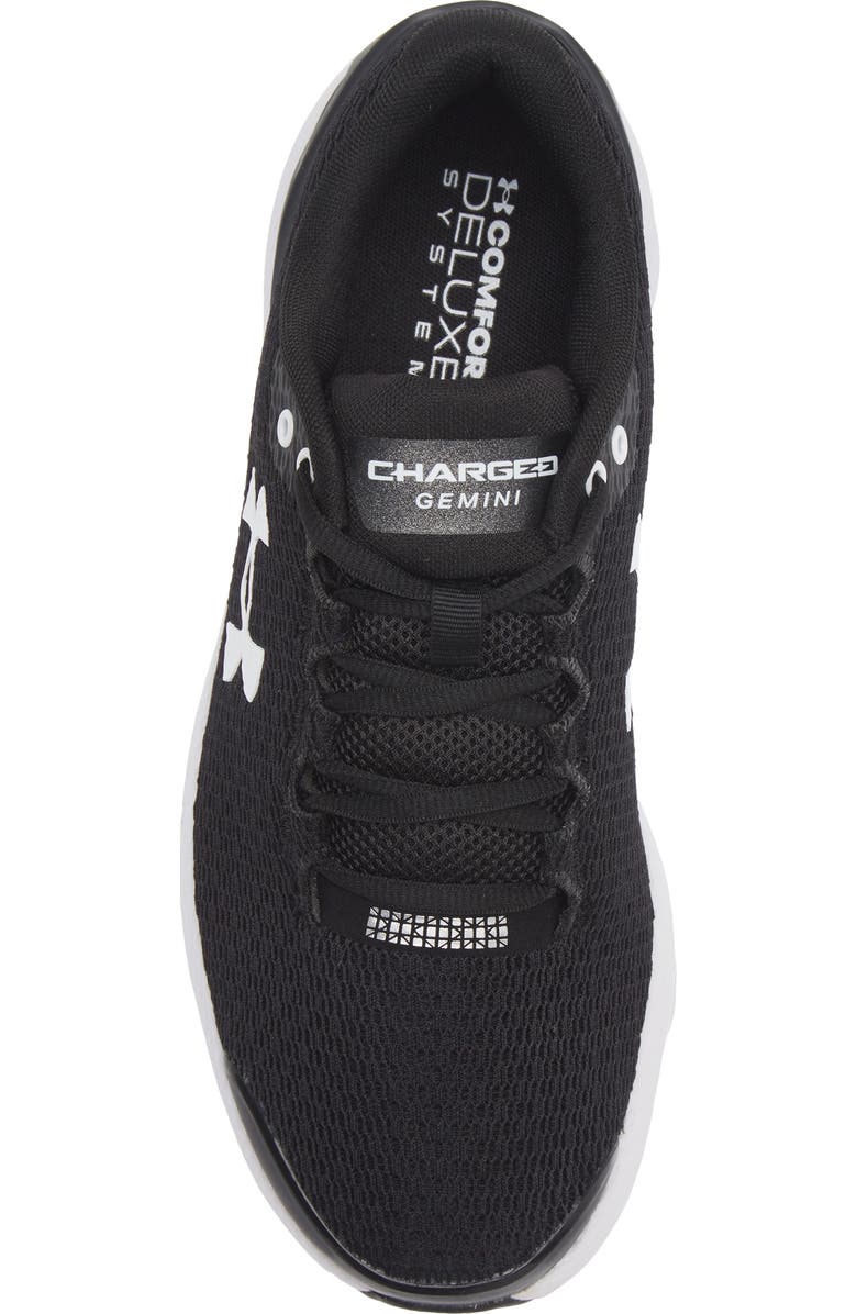 Under Armour Charged Gemini Running Shoe, Alternate, color, 002 Black