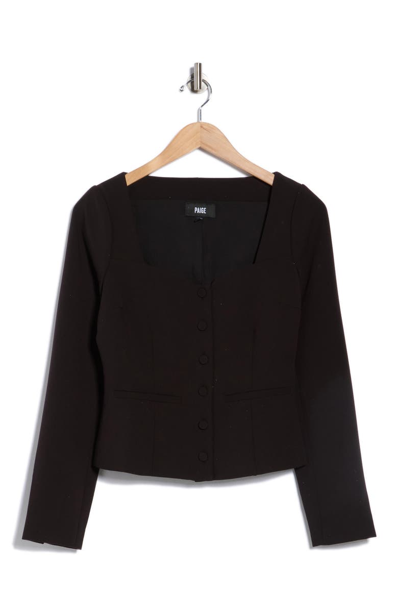 Rhea Button-Up Top, Alternate, color, BLACK