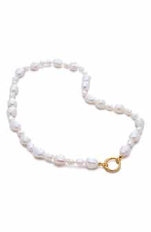 Monica Vinader Nura Reef Irregular Freshwater Pearl Necklace
