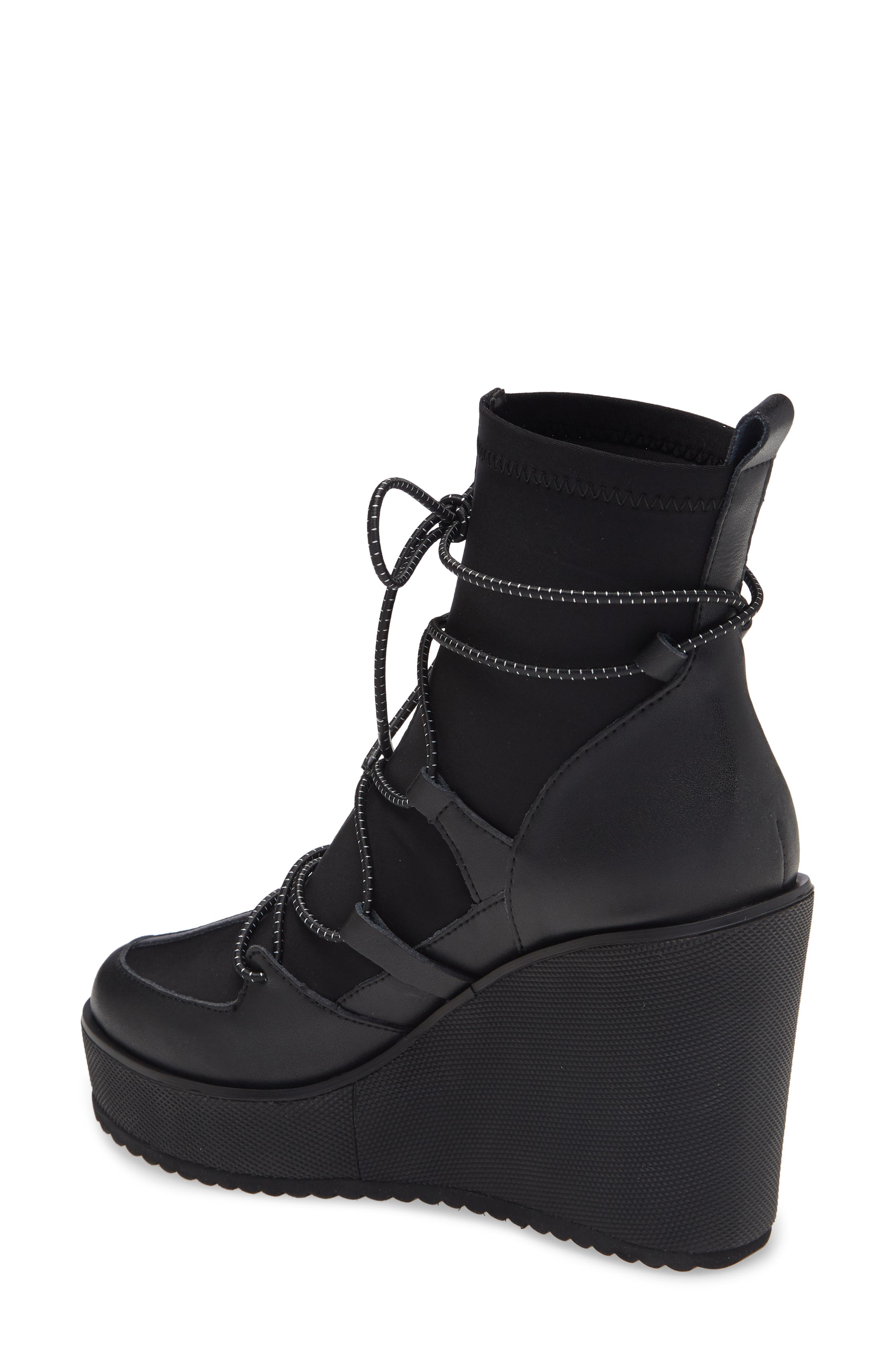Steve Madden Atomic Wedge Lace-Up Bootie, Alternate, color, 
