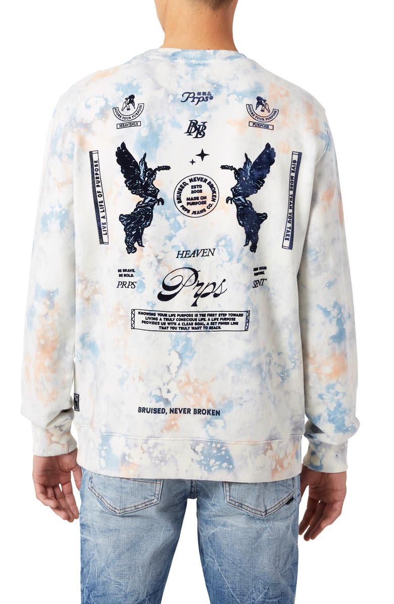 PRPS Sea Breeze Cotton Graphic Sweatshirt, Alternate, color, 