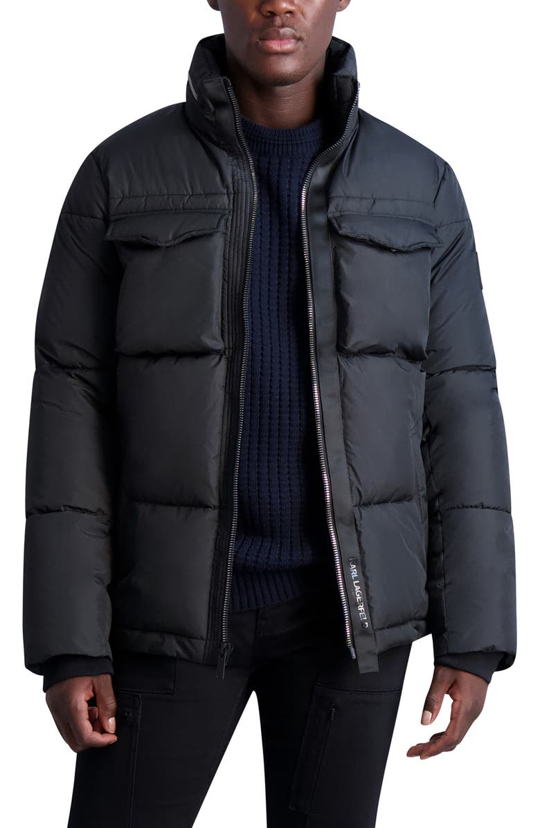 KARL LAGERFELD PARIS Quilted Jacket, Main, color, 