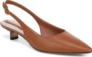 Franco Sarto Pura Slingback Pointed Toe Kitten Heel Pump