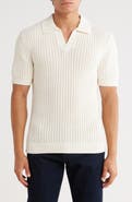 TRUTH Johnny Collar Short Sleeve Polo Sweater