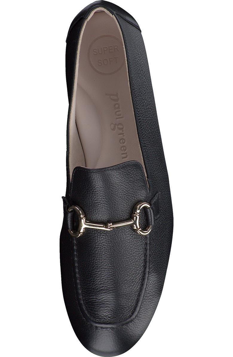 Paul Green Daphne Flat, Alternate, color, Black Leather