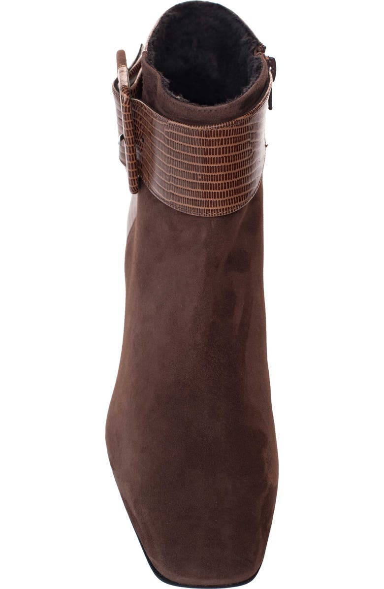 Ron White Lana Weatherproof Buckle Bootie, Alternate, color, Chocolate