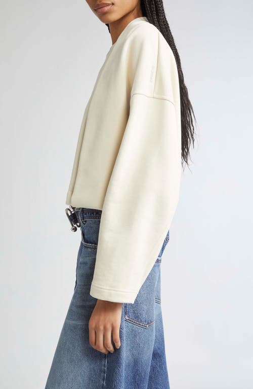 Sportmax Minnie Cotton-blend Jersey Sweatshirt In Neutral
