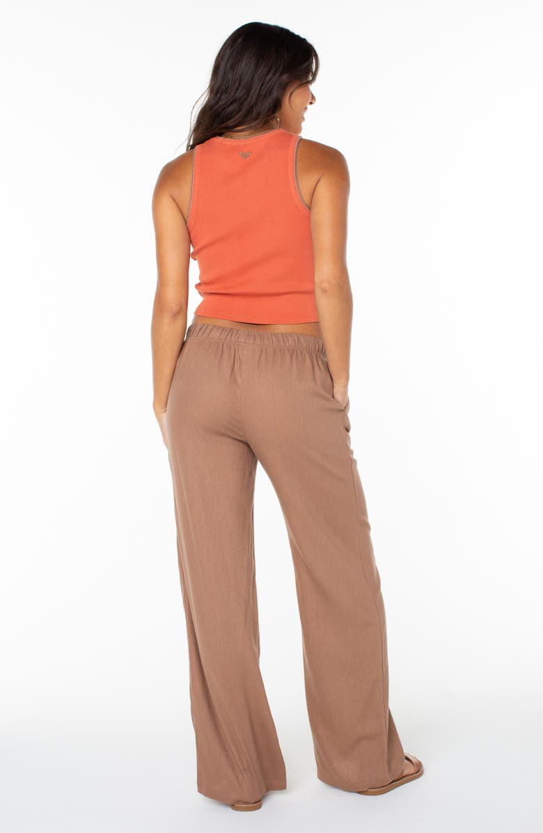 Roxy Lagoon Cover-Up Pants, Alternate, color, Brownie