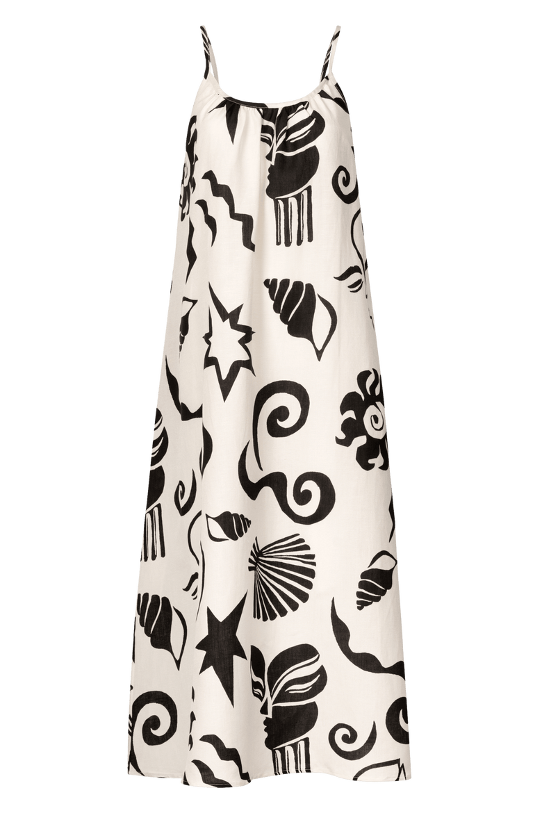 Ophelia Open-Back Strappy Printed Maxi Dress, Main, color, Thalassa