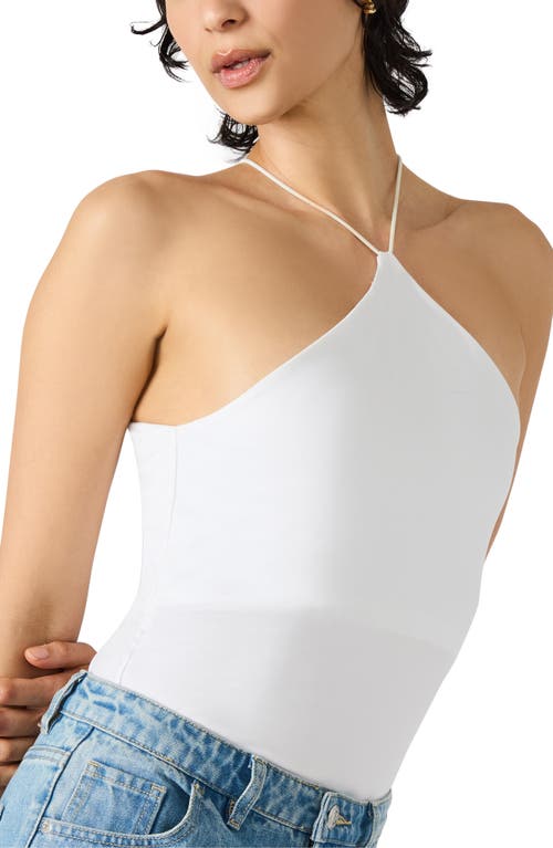 Steve Madden Linnie Halter Top In White