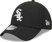 New Era Men's New Era Black Chicago White Sox Logo 39THIRTY Flex Hat