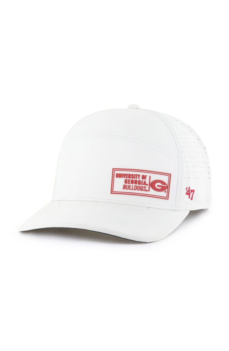 '47 Men's '47 Cream Georgia Bulldogs Cypher Midfield Adjustable Hat, Main, color, 