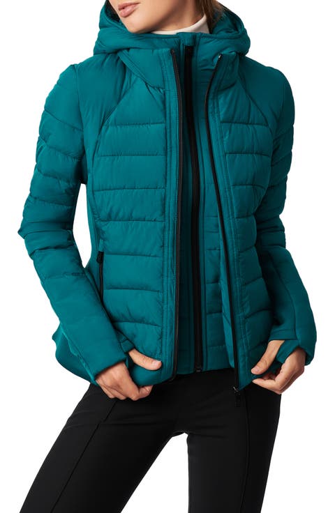 Hooded Quilted Water Repellent Jacket