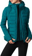 Bernardo Hooded Quilted Water Repellent Jacket