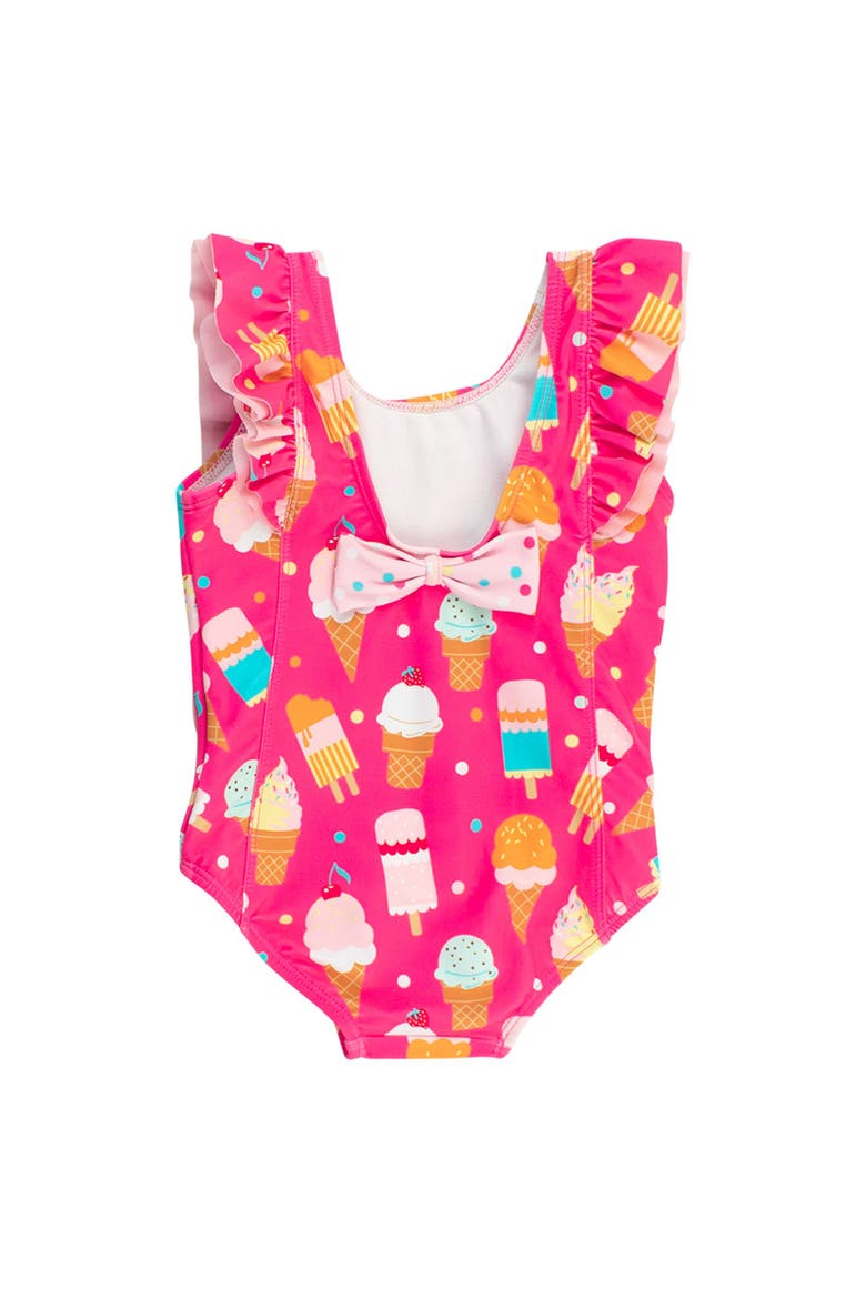 Girls UPF50+ Waterfall One Piece, Alternate, color, Sweet Scoops