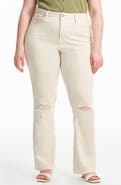 Bayeas Emily High Waist Distressed Flare Leg Jean