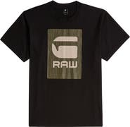 G-STAR Burger Box Rain Loose Organic Cotton Graphic T-Shirt