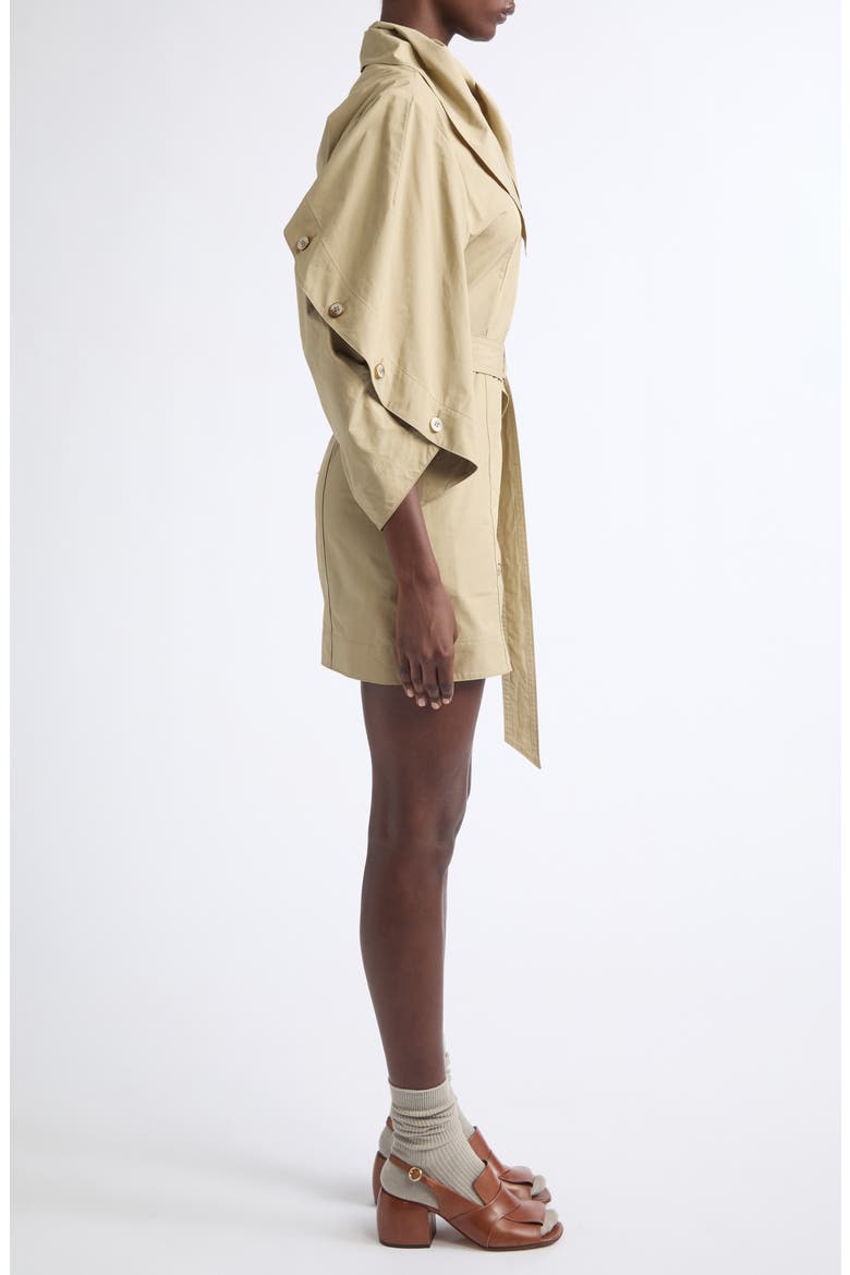 Valiant Utility Cotton Minidress, Alternate, color, OLIVE