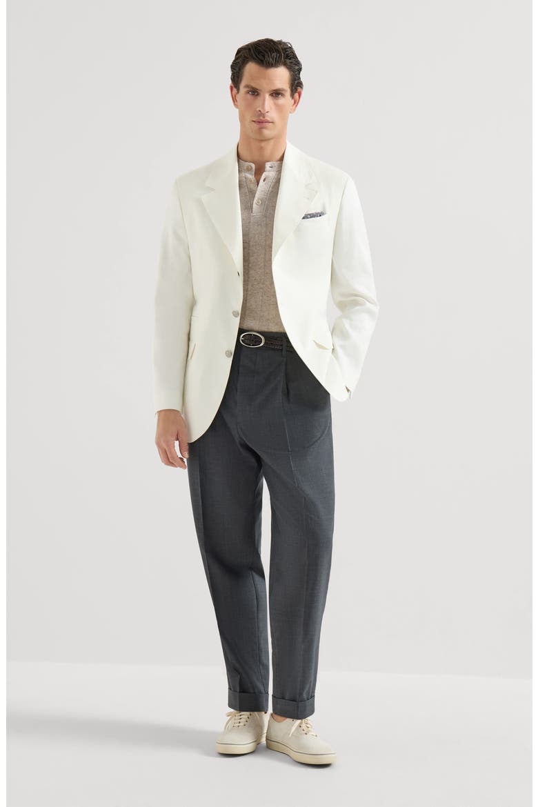 Henley collar T-shirt, Alternate, color, Sand