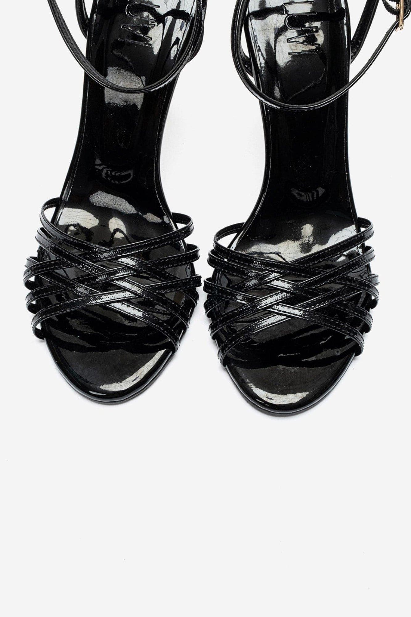 Lorion Stiletto Ankle Strap Pump, Alternate, color, Black