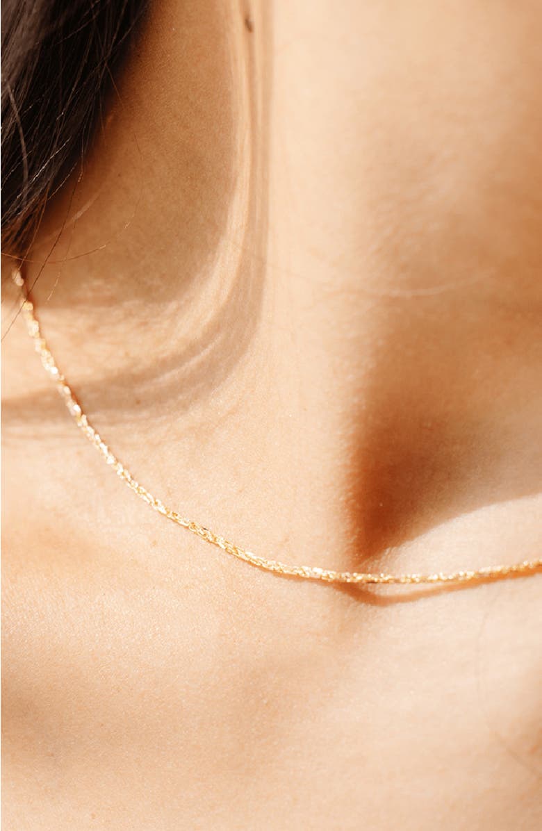 MADE BY MARY 14k Tornado Necklace, Alternate, color, 14K Solid Gold